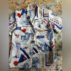 Vintage Nautical Shirt Size 10